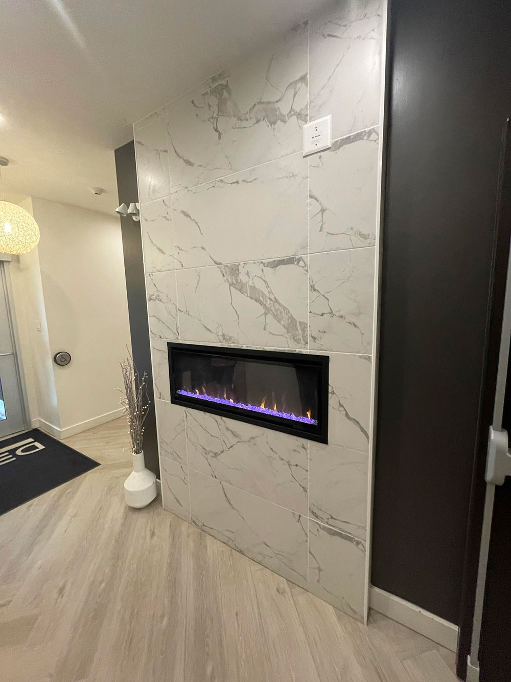 luxury looking fireplace